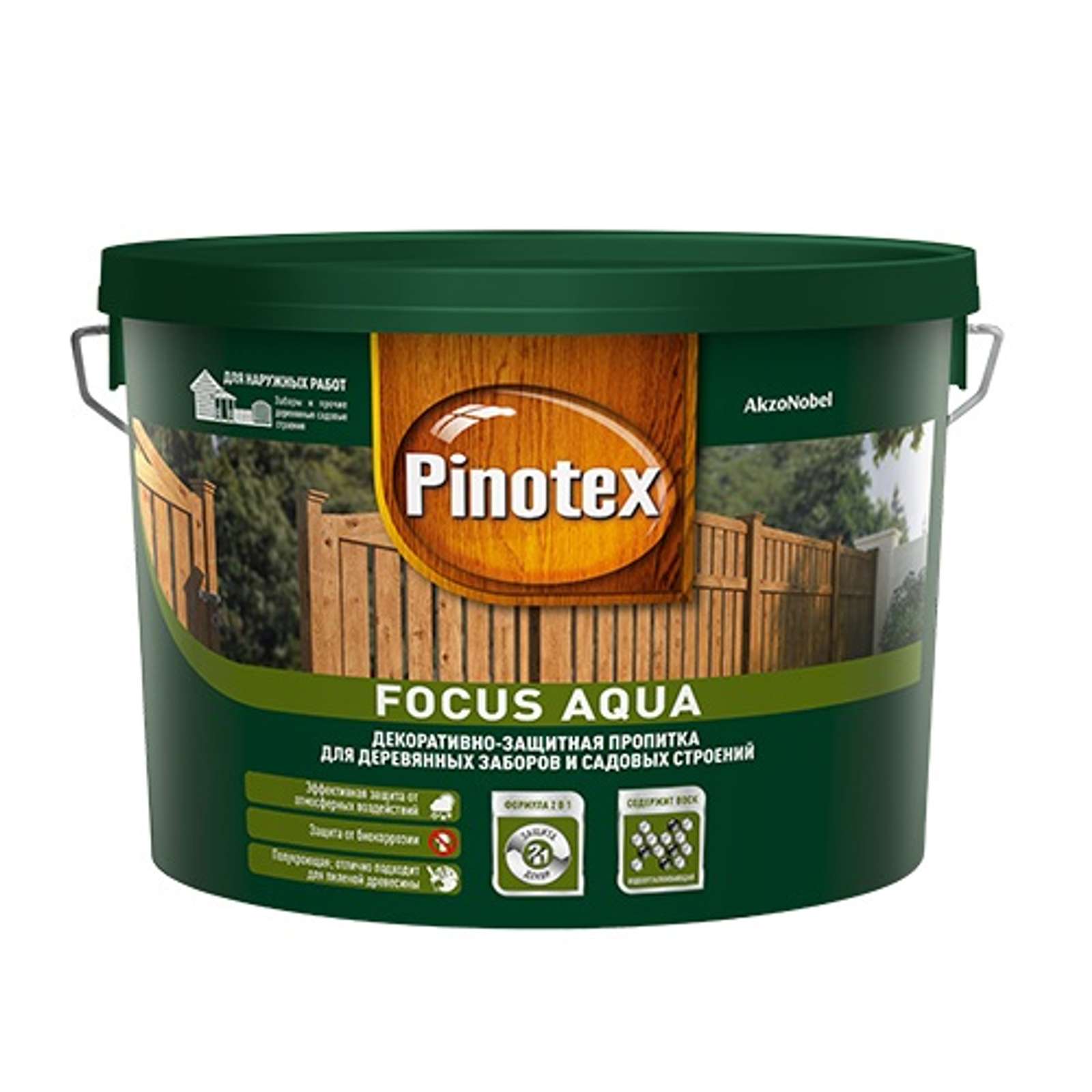 Pinotex Focus, орех, 5 л