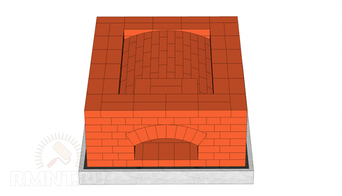 Русская печь своими руками: чертежи и порядовка 