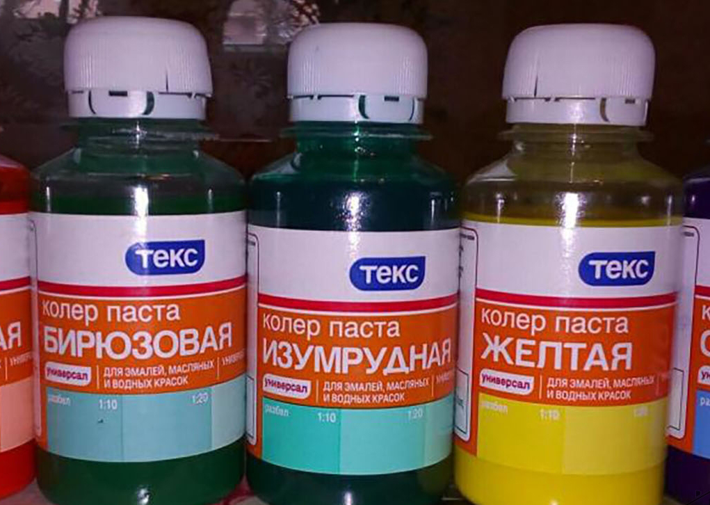 Фото колеров Текс