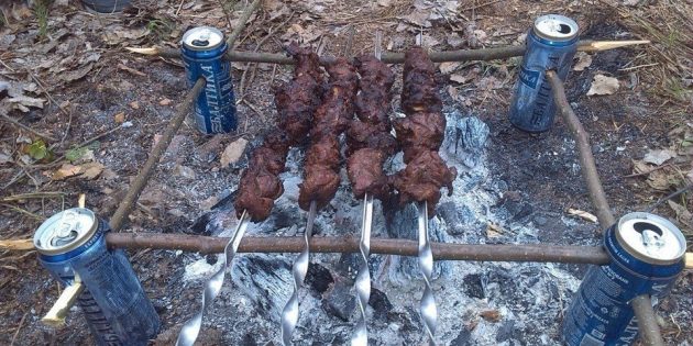 Как своими руками сделать мангал из жестяных банок