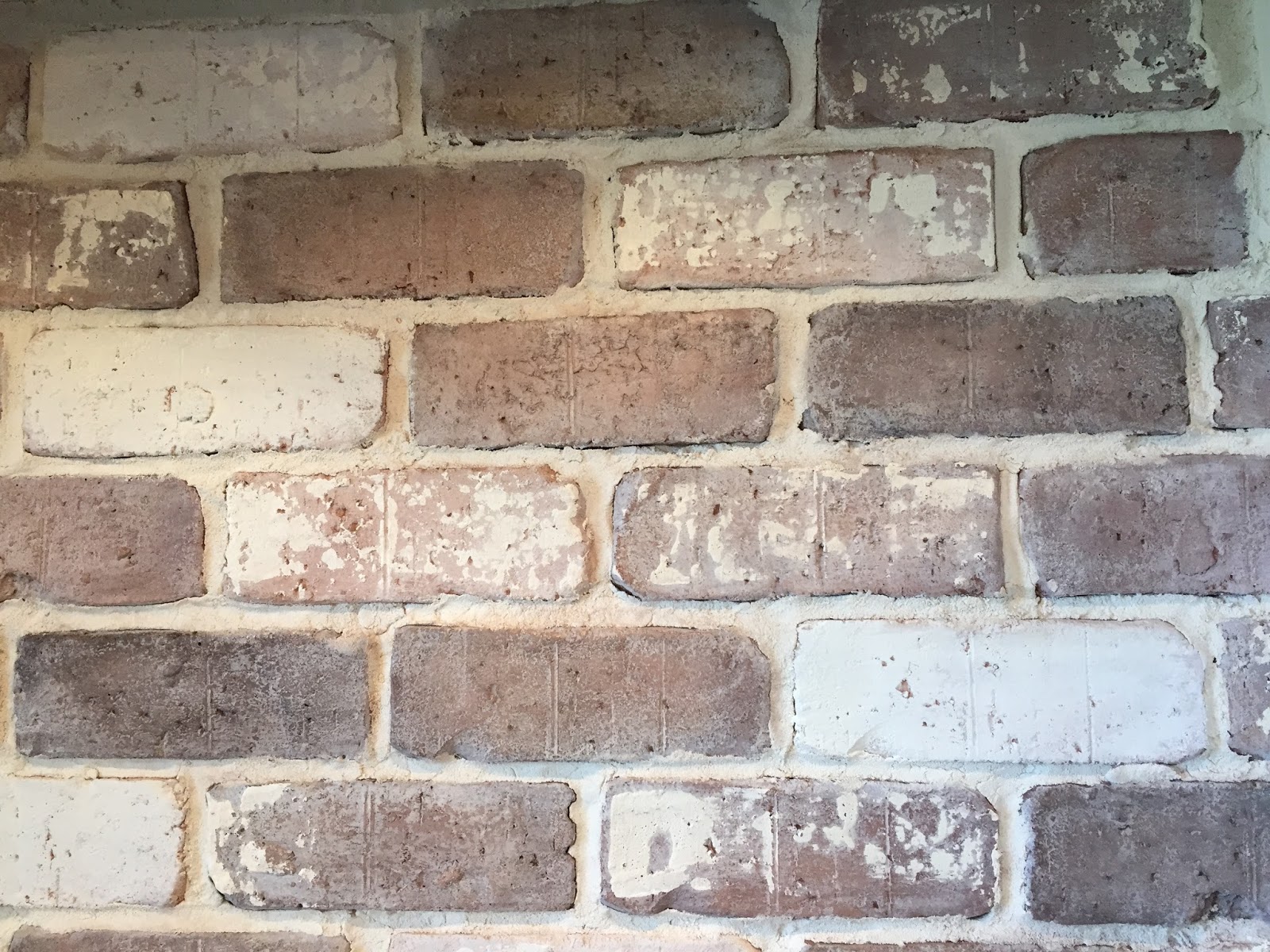 diy backsplash, backsplash, brick backsplash, white wash, brick veneer backsplash, tutorial,