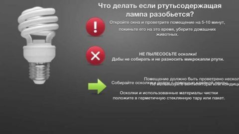 Разрушение люминесцентных ламп очень опасно для здоровья Разрушение люминесцентных ламп очень опасно для здоровья