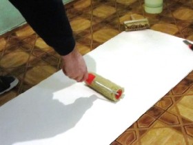 Apply the adhesive