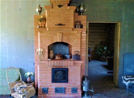 Мини печь из класса русских без лежанки Мини печь без лежанки