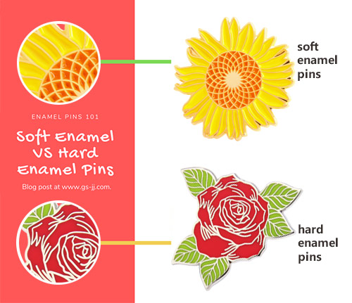 Soft Enamel VS Hard Enamel Pins