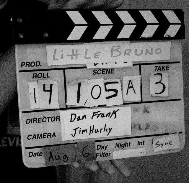 Little Bruno Movie Clapperboard