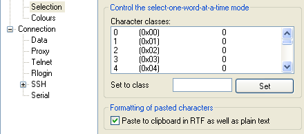 How to perform HTML copy/paste in PuTTY Fig: Enable Rich Text Paste to Clipboard in PuTTY