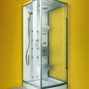 Compact Shower Cabin from Glass Idromassaggio is designed for maximum shower space – new Integra